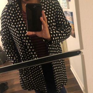 Polka dot coat